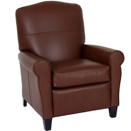 Contemporary Power Recliner With Rolled Arms